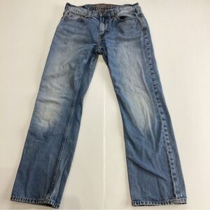 American Eagle Original Straight Jeans Mens 30x30 Med Wash Blue